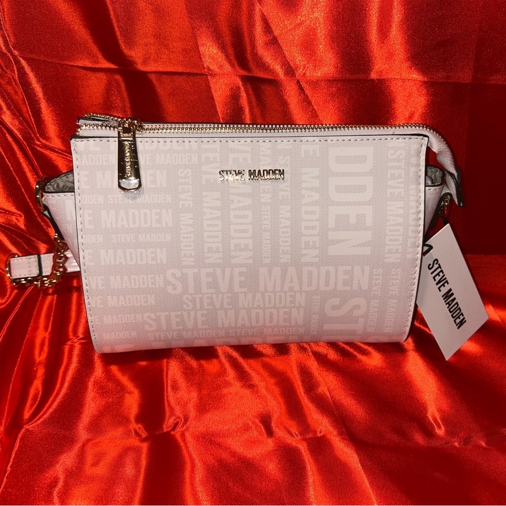 Steve Madden White Belt Bag